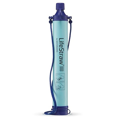 Water filter straw